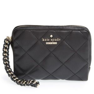 ♠️ Emerson place wristlet BNWOT quilted leather